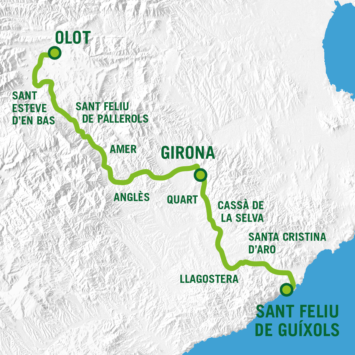 Novena edicin Oxfam Trailwalker por la Va Verde de Girona