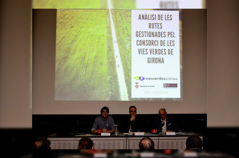Cerca de 3,5 M de euros, el impacto socioeconmico que generan las Vas Verdes de Girona y la ruta Pirinexus